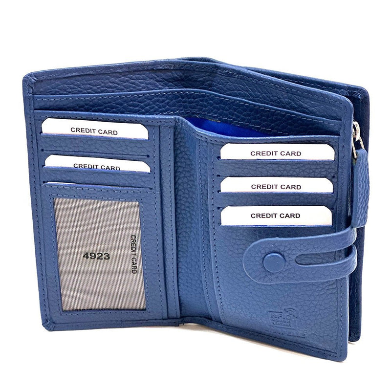 Isotta Leather Wallet – Compact Italian Elegance with RFID Protection - Leather Italiano