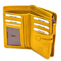 Isotta Leather Wallet – Compact Italian Elegance with RFID Protection - Leather Italiano