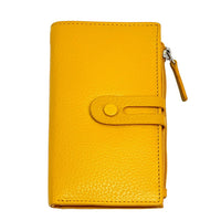 Isotta Leather Wallet – Compact Italian Elegance with RFID Protection - Leather Italiano