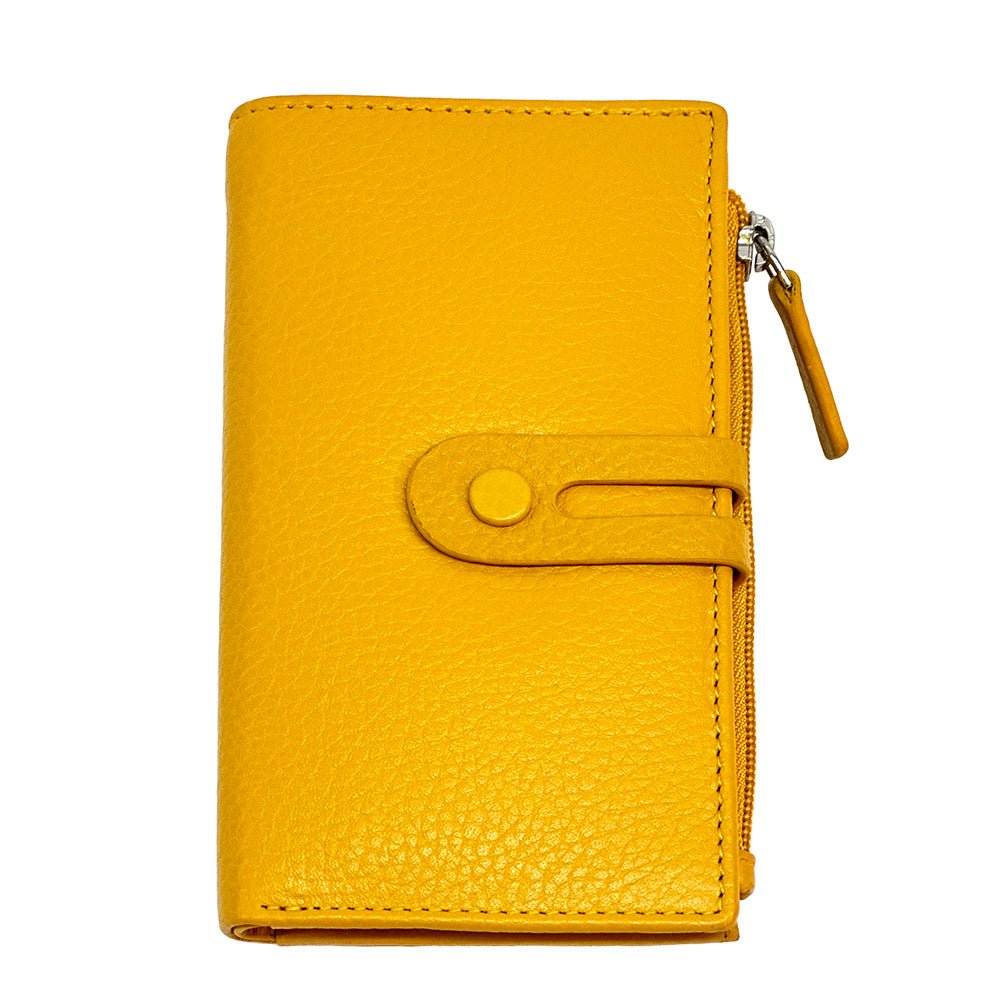 Isotta Leather Wallet – Compact Italian Elegance with RFID Protection - Leather Italiano