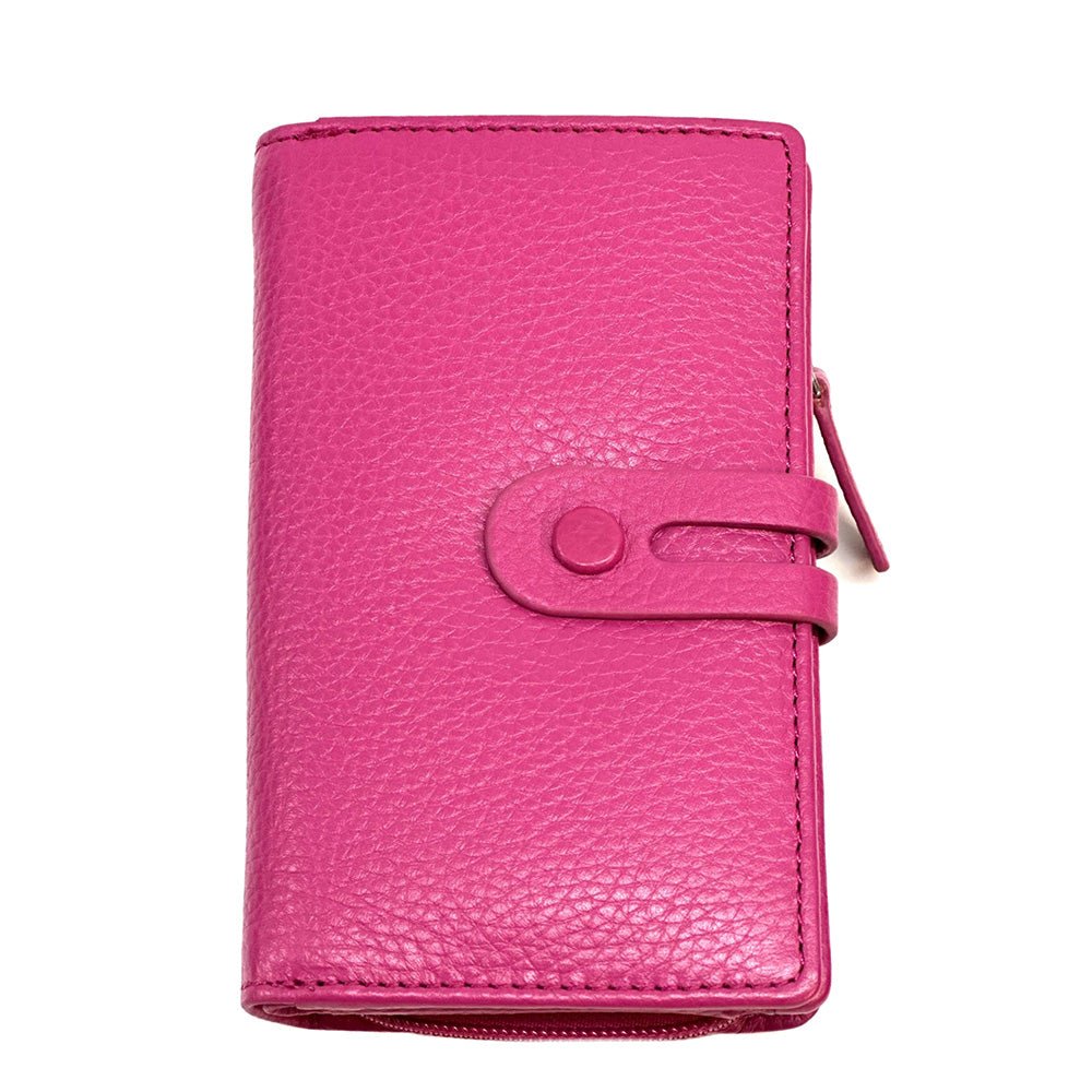 Isotta Leather Wallet – Compact Italian Elegance with RFID Protection - Leather Italiano