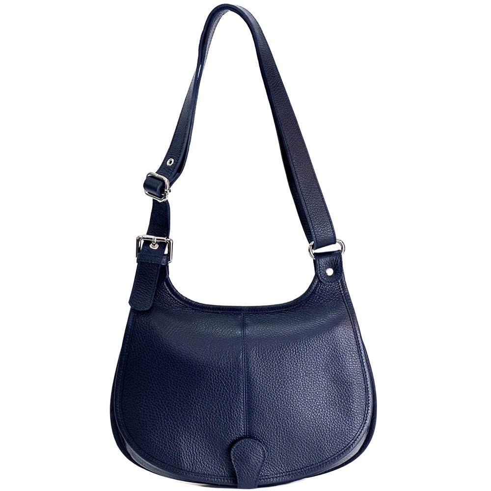 Italian Leather Crossbody Bag - Stella Minimalist Chic - Leather Italiano