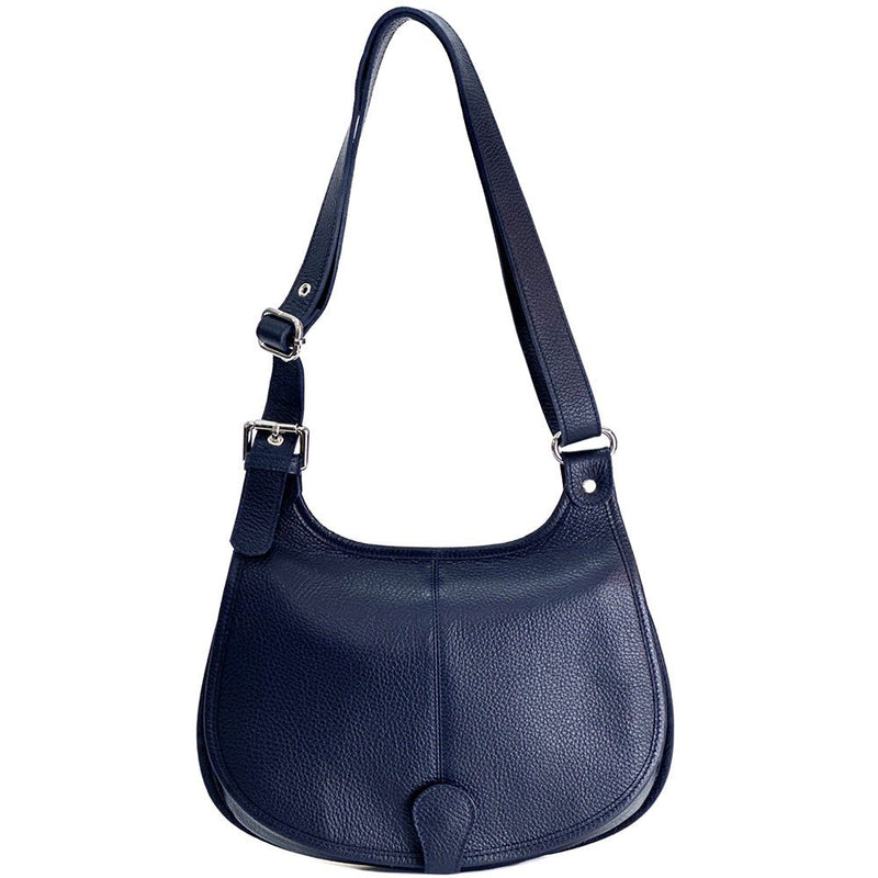 Italian Leather Crossbody Bag - Stella Minimalist Chic - Leather Italiano