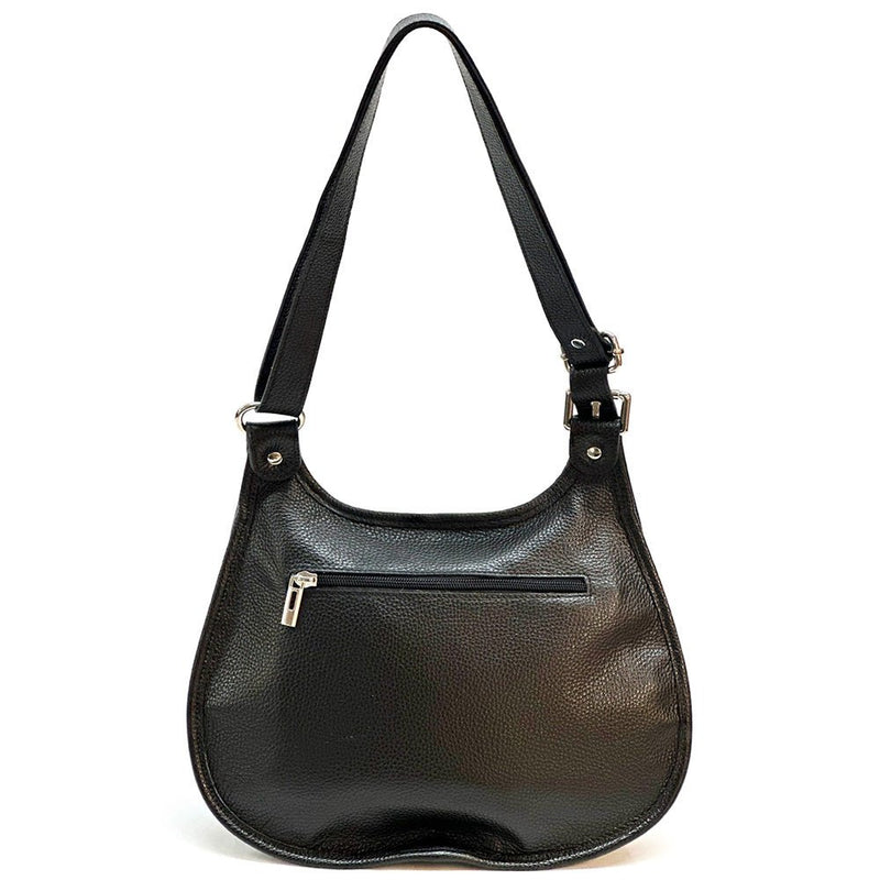 Italian Leather Crossbody Bag - Stella Minimalist Chic - Leather Italiano