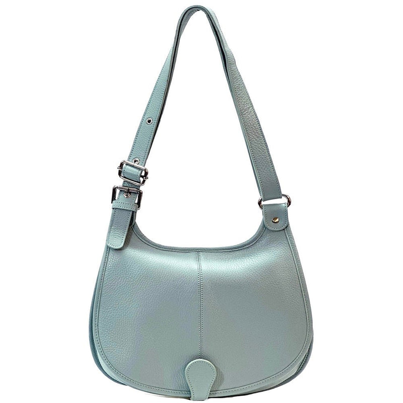 Italian Leather Crossbody Bag - Stella Minimalist Chic - Leather Italiano