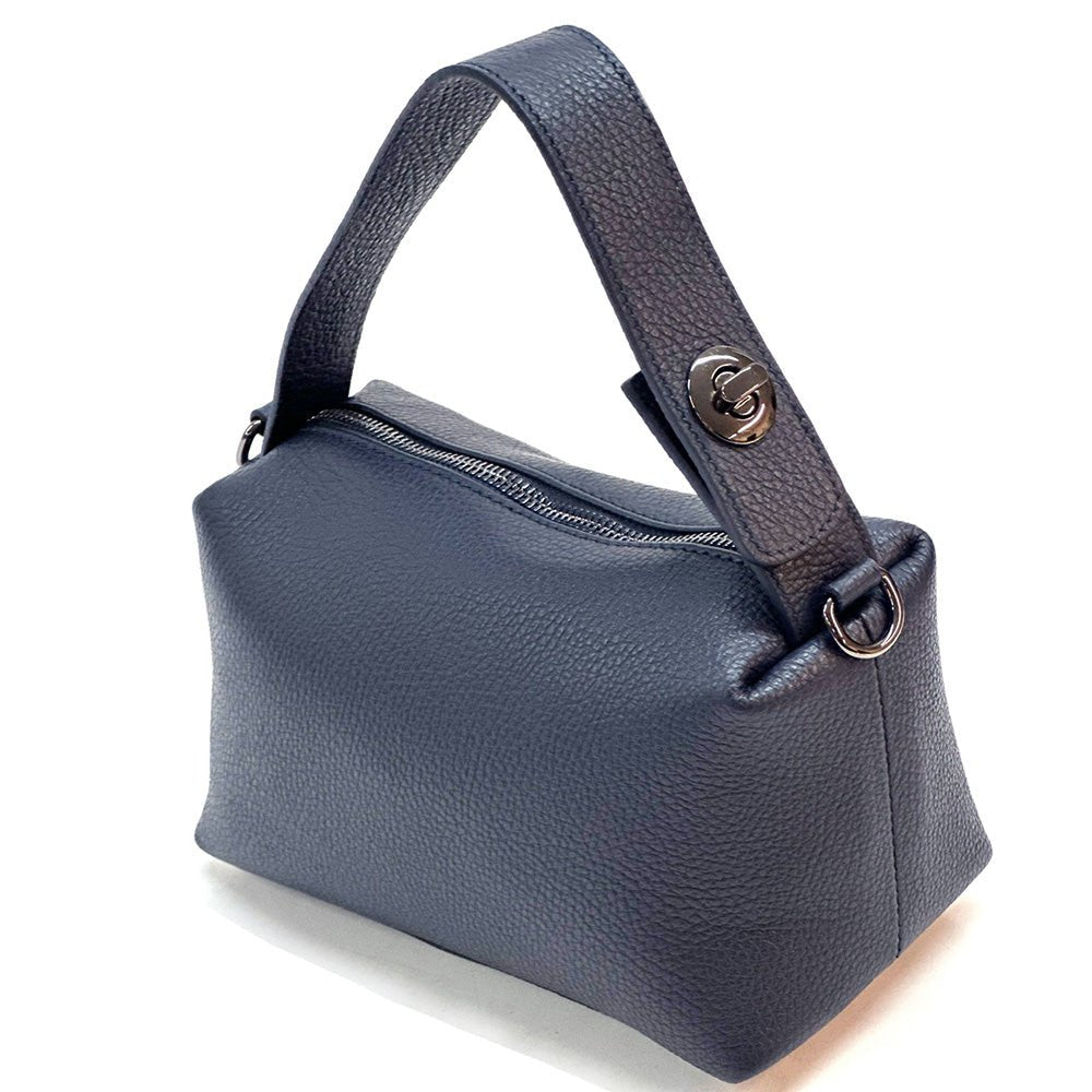 Italian Leather Handbag - Tarsilla Structured Elegance - Leather Italiano