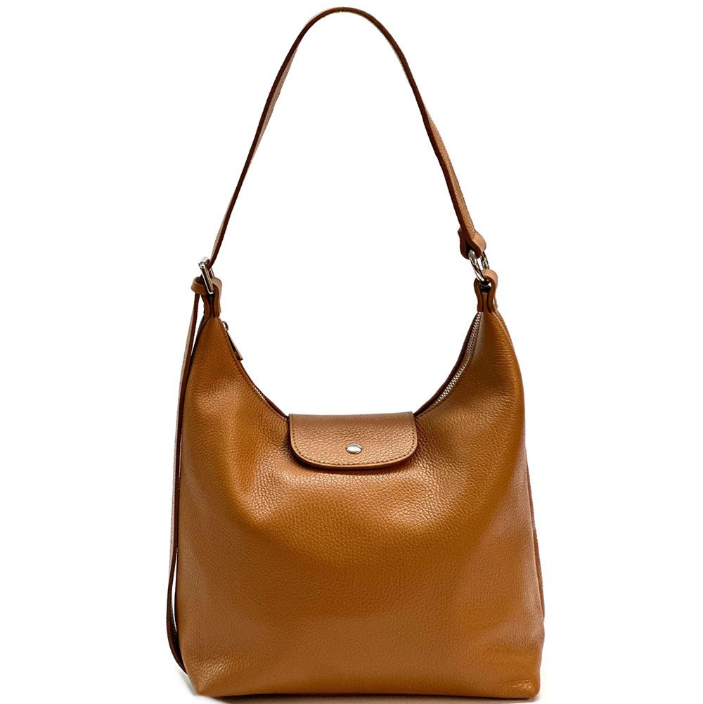 Italian Leather Shoulder Bag Slouchy Chic | Berri - Leather Italiano - Leather Italiano