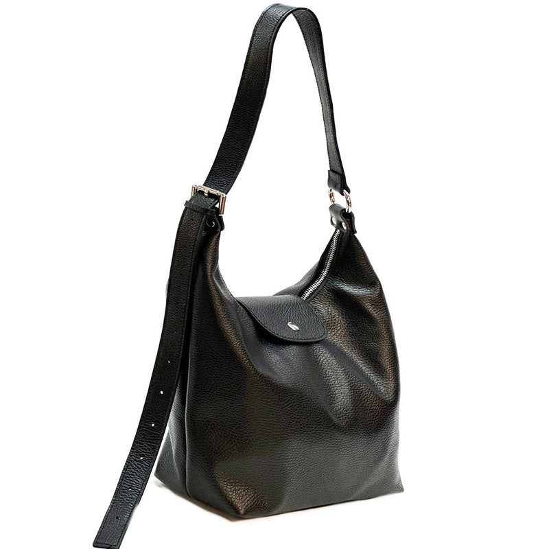 Italian Leather Shoulder Bag Slouchy Chic | Berri - Leather Italiano - Leather Italiano