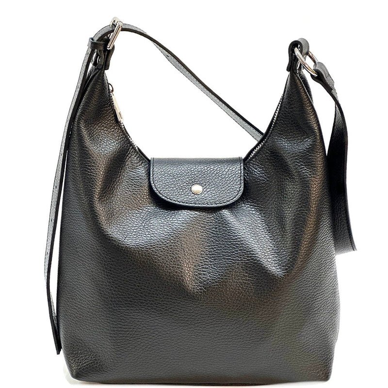 Italian Leather Shoulder Bag Slouchy Chic | Berri - Leather Italiano - Leather Italiano