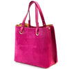 Italian Suede Leather Tote Bag - Aurelia Spacious Elegance - Leather Italiano