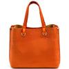 Italian Suede Leather Tote Bag - Aurelia Spacious Elegance - Leather Italiano