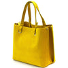 Italian Suede Leather Tote Bag - Aurelia Spacious Elegance - Leather Italiano