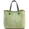 Italian Suede Leather Tote Bag - Aurelia Spacious Elegance - Leather Italiano