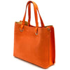 Italian Suede Leather Tote Bag - Aurelia Spacious Elegance - Leather Italiano