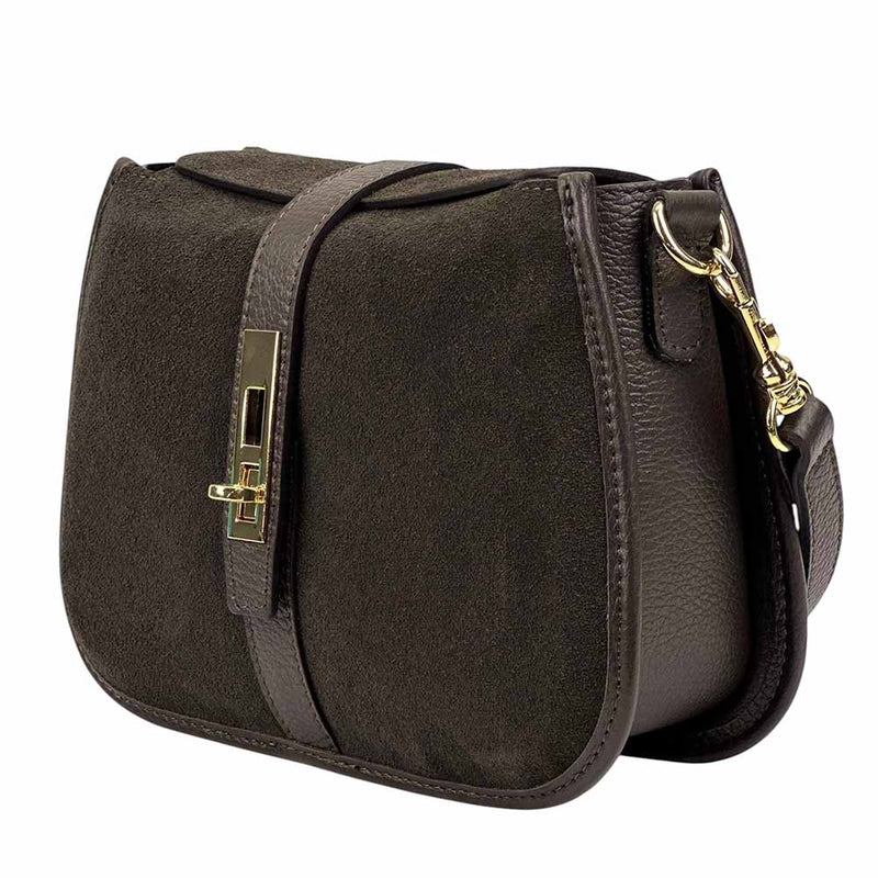 Kira Leather Bag – Italian Calfskin Elegance with Dual - Strap Versatility - Leather Italiano