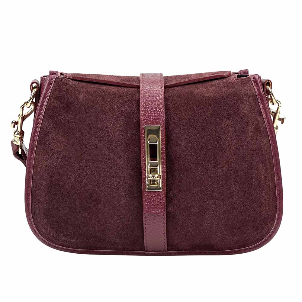 Kira Leather Bag – Italian Calfskin Elegance with Dual - Strap Versatility - Leather Italiano