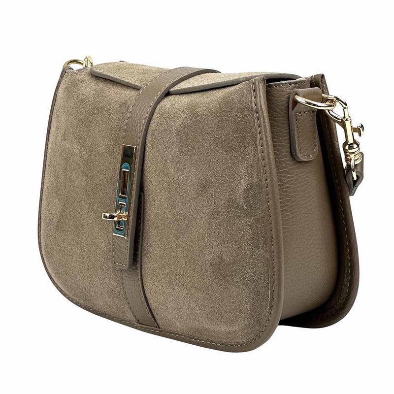 Kira Leather Bag – Italian Calfskin Elegance with Dual - Strap Versatility - Leather Italiano