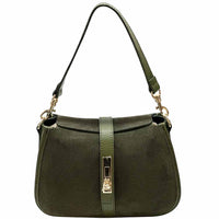 Kira Leather Bag – Italian Calfskin Elegance with Dual - Strap Versatility - Leather Italiano