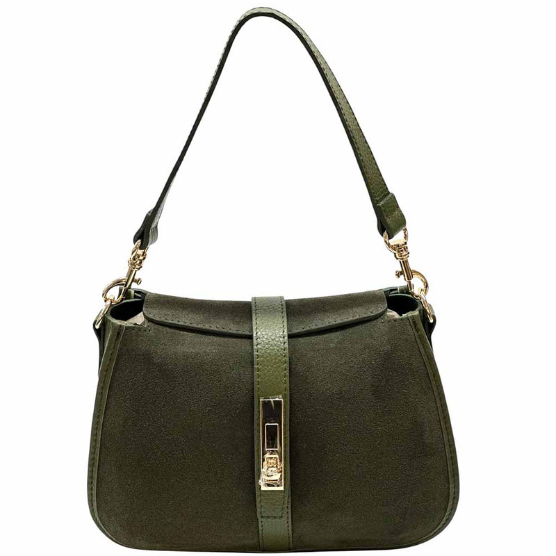 Kira Leather Bag – Italian Calfskin Elegance with Dual - Strap Versatility - Leather Italiano