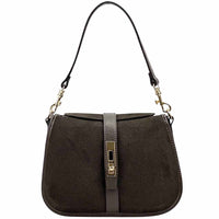 Kira Leather Bag – Italian Calfskin Elegance with Dual - Strap Versatility - Leather Italiano