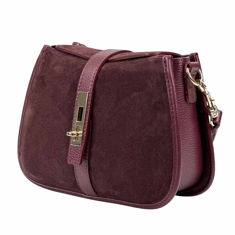 Kira Leather Bag – Italian Calfskin Elegance with Dual - Strap Versatility - Leather Italiano