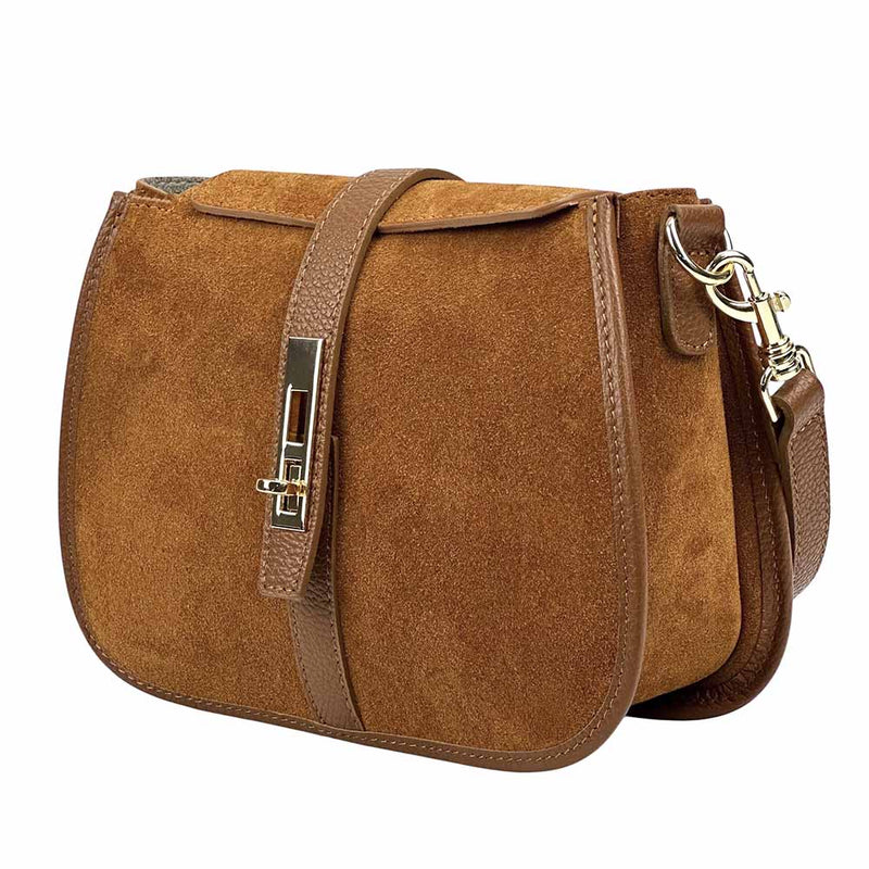 Kira Leather Bag – Italian Calfskin Elegance with Dual - Strap Versatility - Leather Italiano