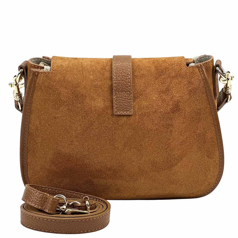 Kira Leather Bag – Italian Calfskin Elegance with Dual - Strap Versatility - Leather Italiano