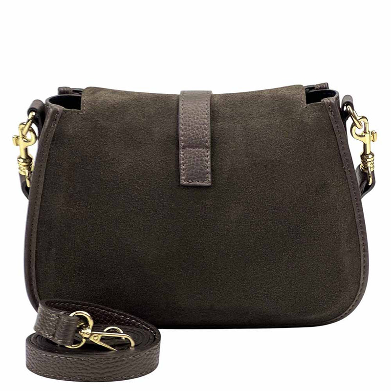 Kira Leather Bag – Italian Calfskin Elegance with Dual - Strap Versatility - Leather Italiano