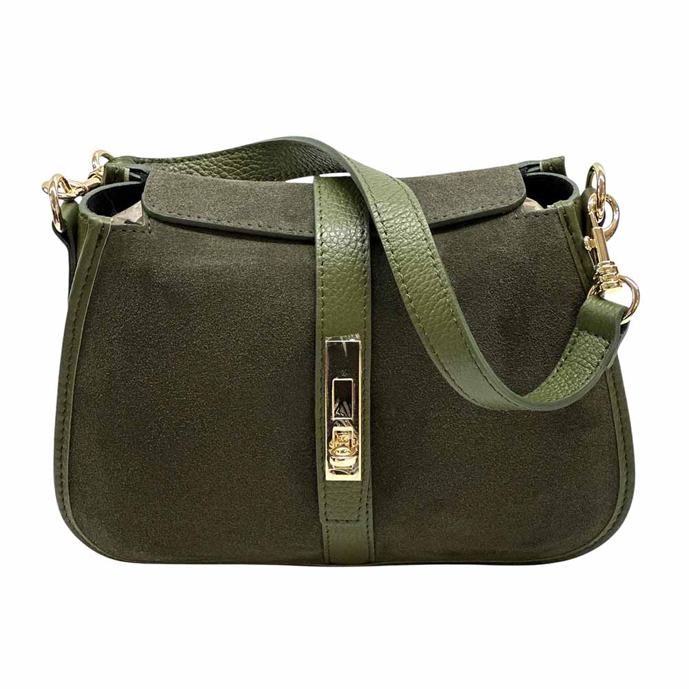Kira Leather Bag – Italian Calfskin Elegance with Dual - Strap Versatility - Leather Italiano