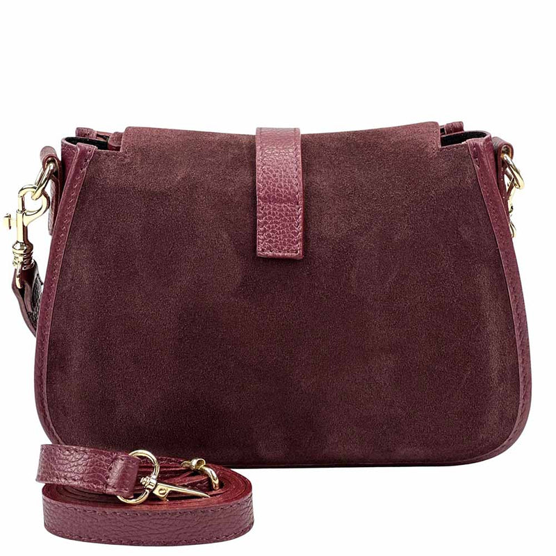 Kira Leather Bag – Italian Calfskin Elegance with Dual - Strap Versatility - Leather Italiano