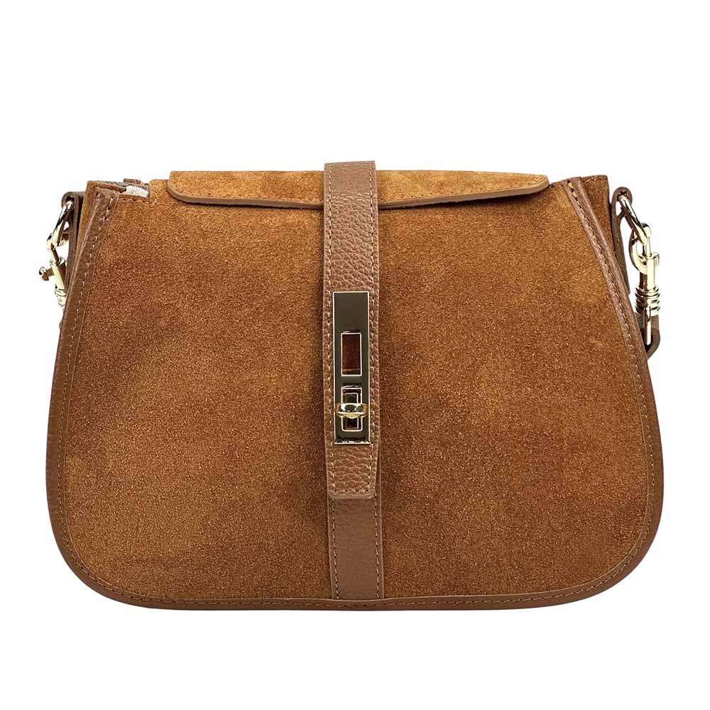 Kira Leather Bag – Italian Calfskin Elegance with Dual - Strap Versatility - Leather Italiano