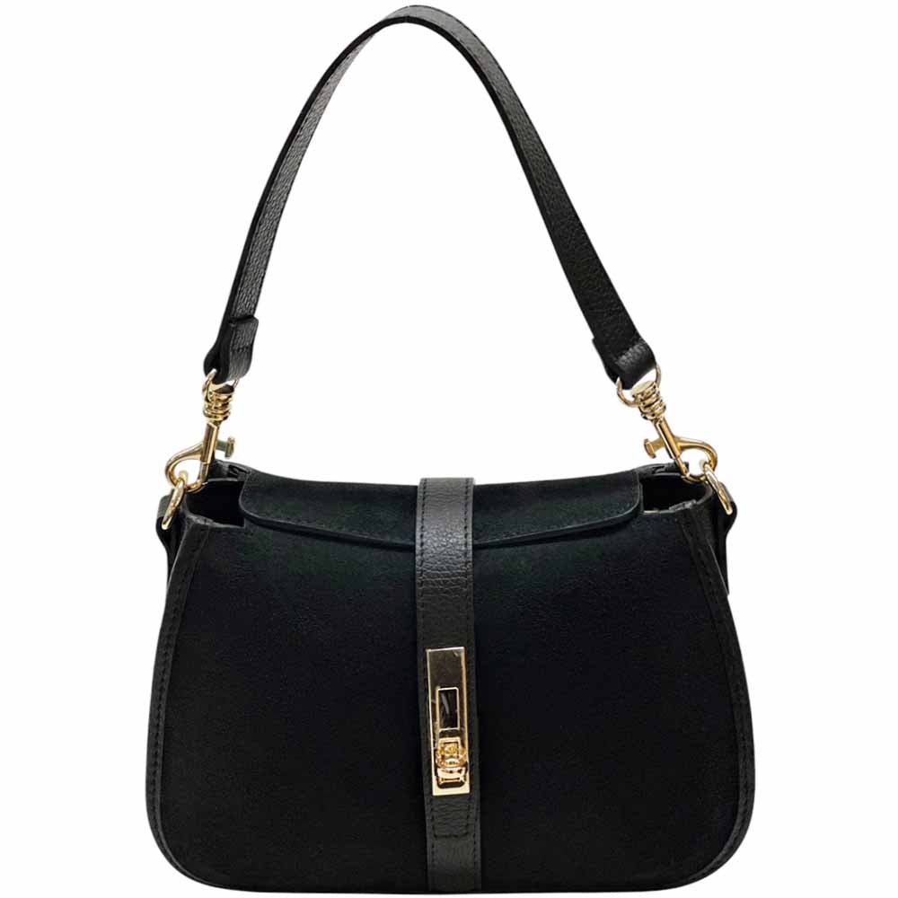 Kira Leather Bag – Italian Calfskin Elegance with Dual - Strap Versatility - Leather Italiano
