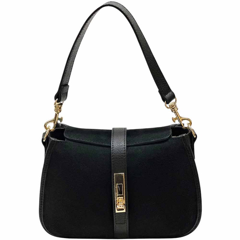 Kira Leather Bag – Italian Calfskin Elegance with Dual - Strap Versatility - Leather Italiano