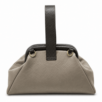 Lavinia Italian Leather Frame Shoulder Bag - Leather Italiano