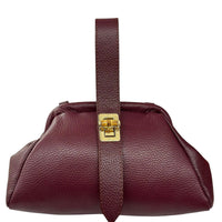Lavinia Italian Leather Frame Shoulder Bag - Leather Italiano