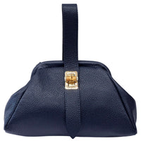 Lavinia Italian Leather Frame Shoulder Bag - Leather Italiano