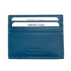 Leather Credit Card Holder w/ Window - Slim Italian - Leather Italiano