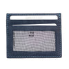 Leather Credit Card Holder w/ Window - Slim Italian - Leather Italiano