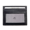 Leather Credit Card Holder w/ Window - Slim Italian - Leather Italiano