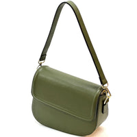 Licia leather shoulder bag - Leather Italiano