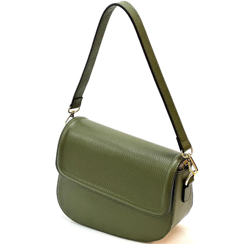 Licia leather shoulder bag - Leather Italiano