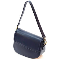 Licia leather shoulder bag - Leather Italiano