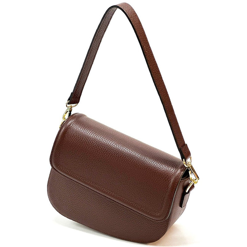 Licia leather shoulder bag - Leather Italiano