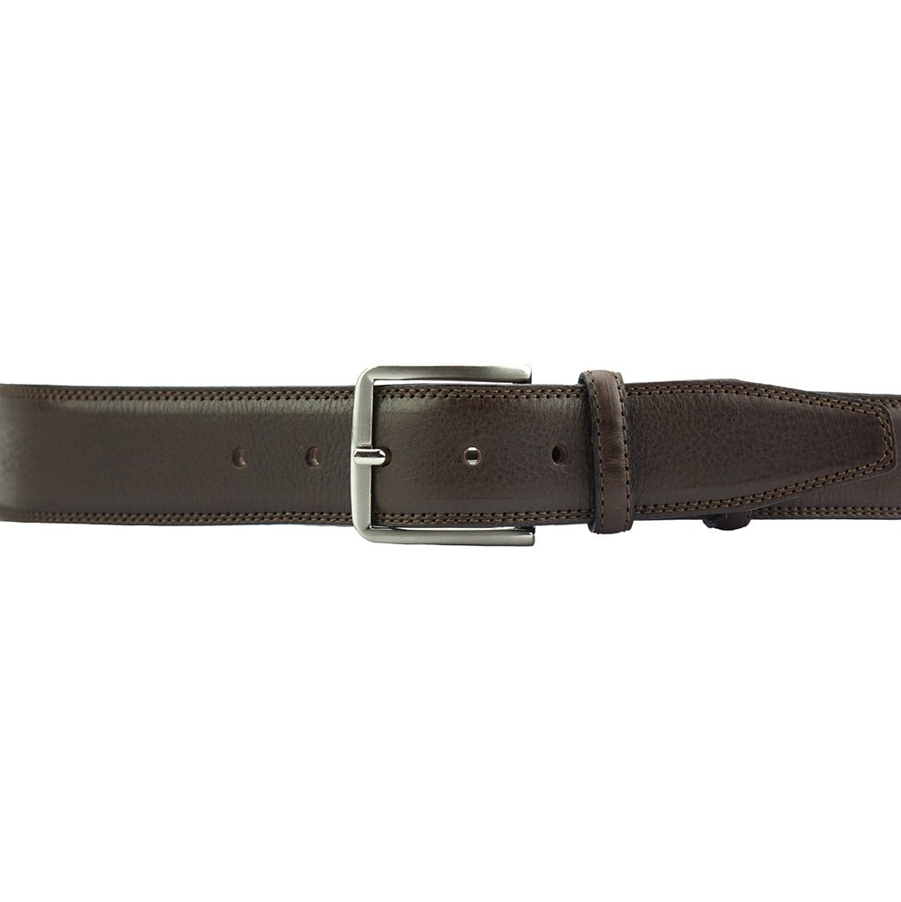 Liguri 35MM Italian Handmade Leather Belt | Full - Grain Versatile Men's Belt - Leather Italiano