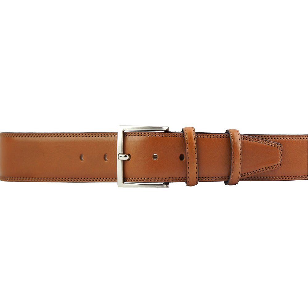 Liguri 35MM Italian Handmade Leather Belt | Full - Grain Versatile Men's Belt - Leather Italiano