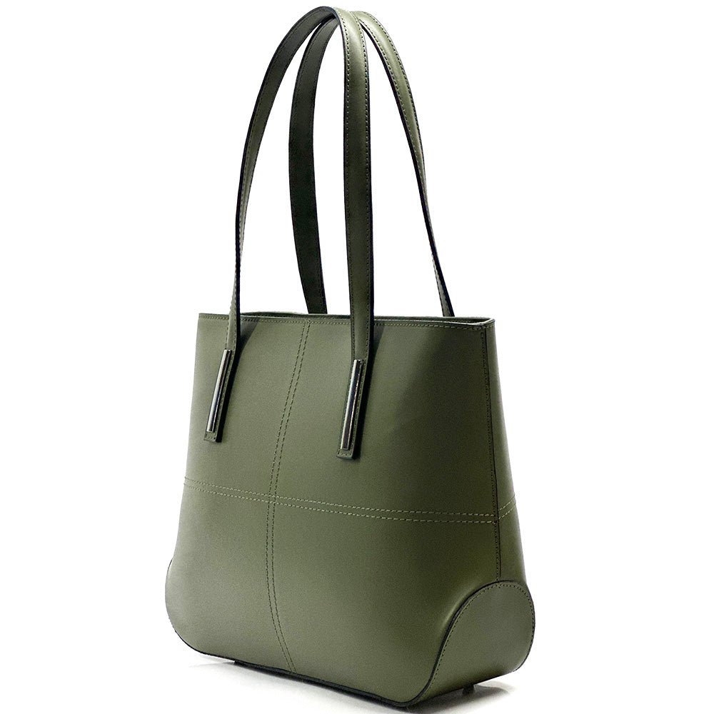 Linea Italian Leather Tote Bag - Leather Italiano