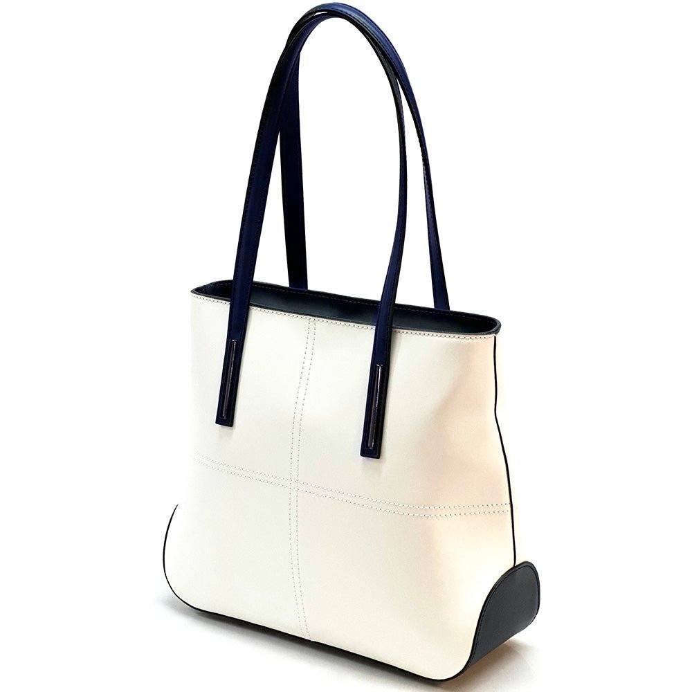 Linea Italian Leather Tote Bag - Leather Italiano