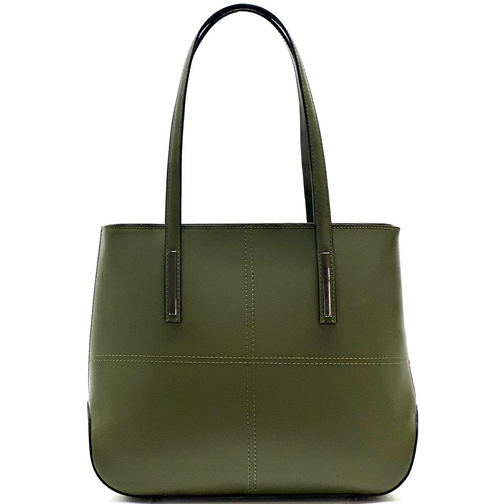 Linea Italian Leather Tote Bag - Leather Italiano