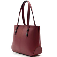 Linea Italian Leather Tote Bag - Leather Italiano