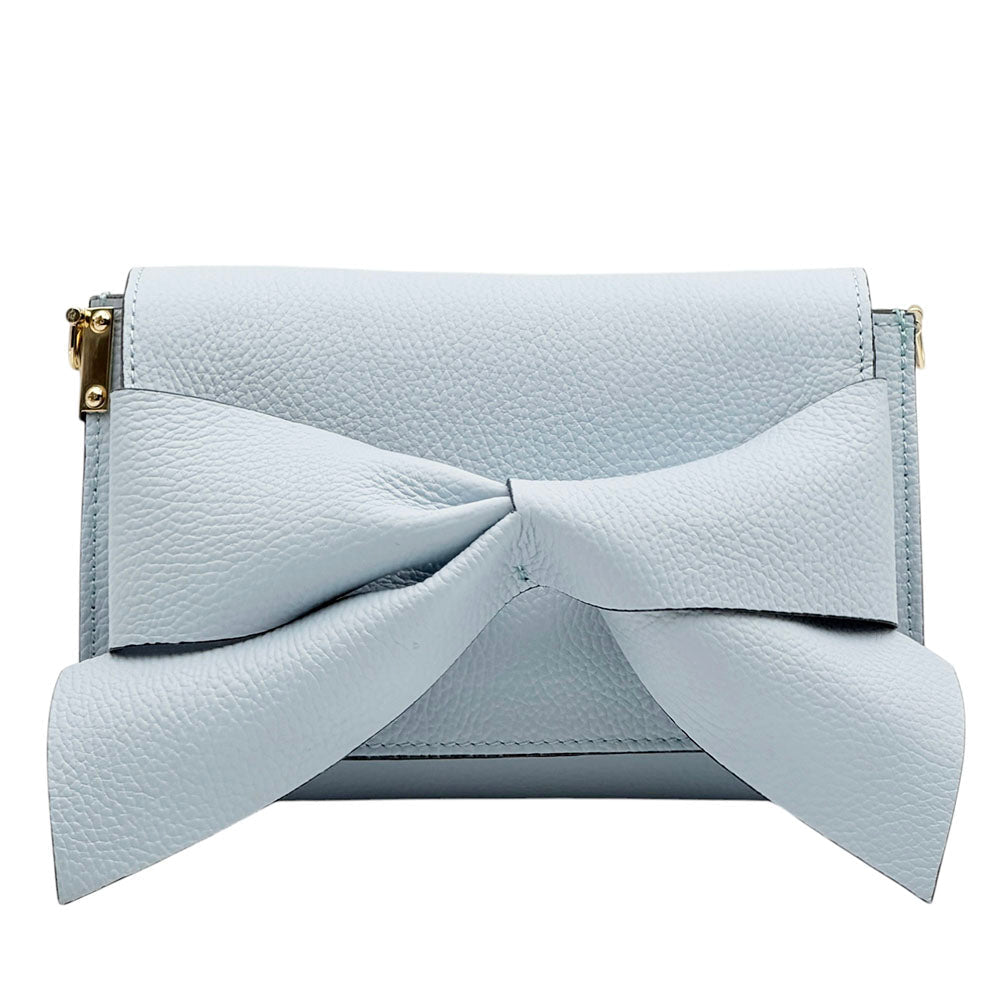 Liorenza Bow Cow Leather Crossbody Bag - Leather Italiano